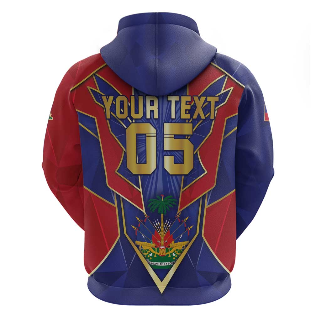 Custom Afro-Haitians Football Hoodie Haitian Palm Tree Unique Style