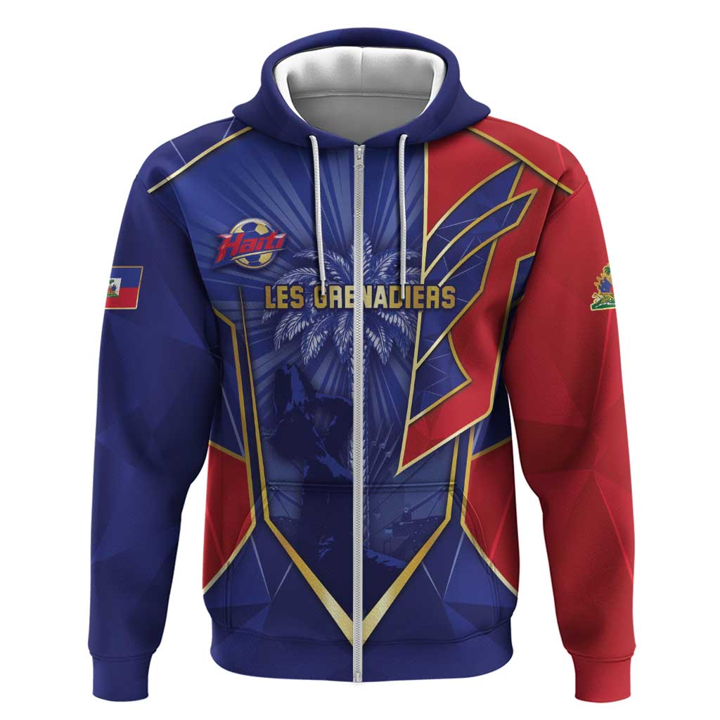 Custom Afro-Haitians Football Hoodie Haitian Palm Tree Unique Style