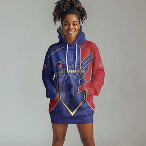 Custom Afro-Haitians Football Hoodie Dress Haitian Palm Tree Unique Style
