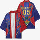 Custom Afro-Haitians Football Kimono Haitian Palm Tree Unique Style