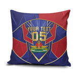 Custom Afro-Haitians Football Pillow Cover Haitian Palm Tree Unique Style