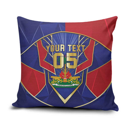 Custom Afro-Haitians Football Pillow Cover Haitian Palm Tree Unique Style