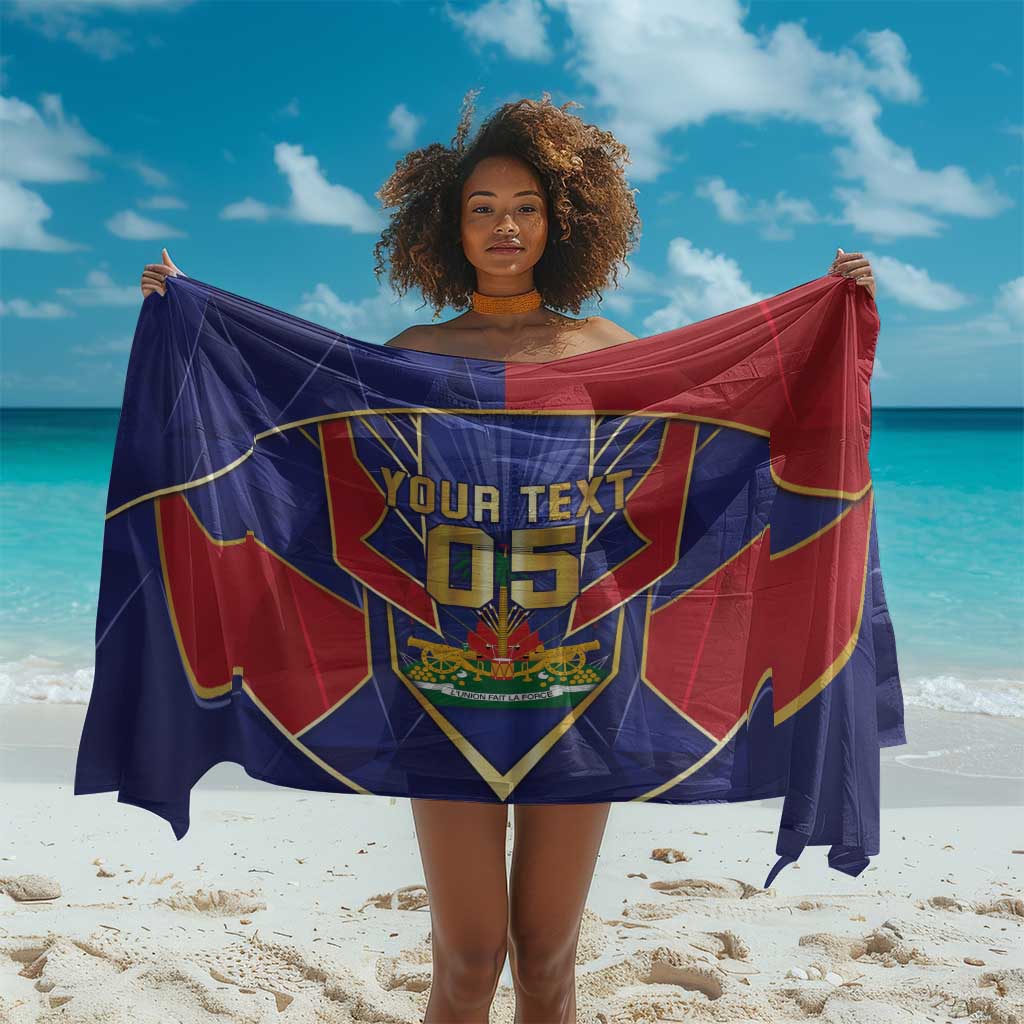 Custom Afro-Haitians Football Sarong Haitian Palm Tree Unique Style