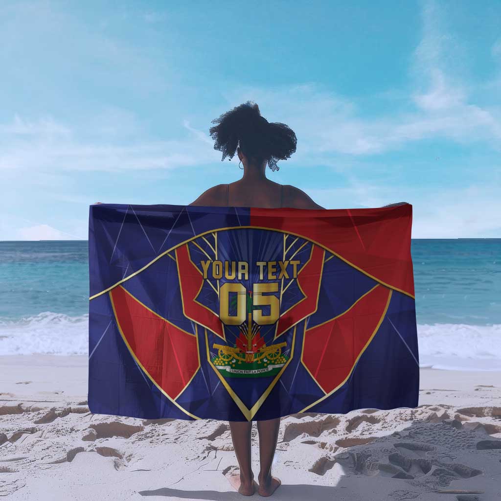 Custom Afro-Haitians Football Sarong Haitian Palm Tree Unique Style