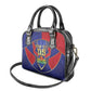 Custom Afro-Haitians Football Shoulder Handbag Haitian Palm Tree Unique Style
