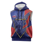 Custom Afro-Haitians Football Sleeveless Hoodie Haitian Palm Tree Unique Style