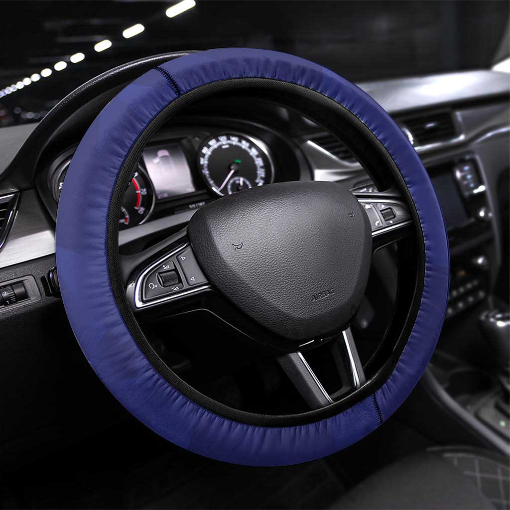 Afro-Haitians Football Steering Wheel Cover Haitian Palm Tree Unique Style