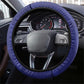 Afro-Haitians Football Steering Wheel Cover Haitian Palm Tree Unique Style