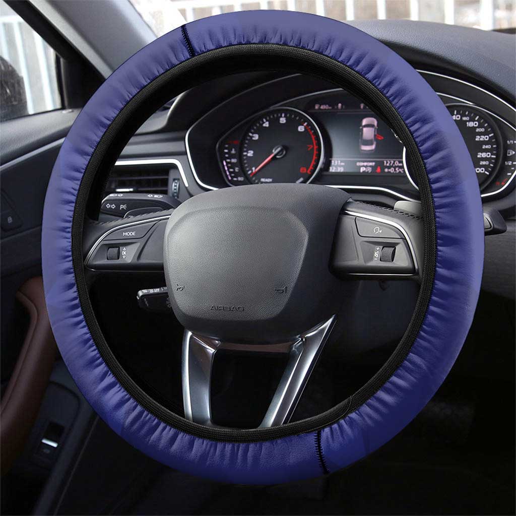 Afro-Haitians Football Steering Wheel Cover Haitian Palm Tree Unique Style