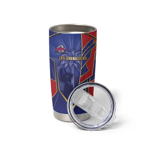 Custom Afro-Haitians Football Tumbler Cup Haitian Palm Tree Unique Style