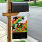 Custom Ghana Football Garden Flag African Pride Flag Colors Flame