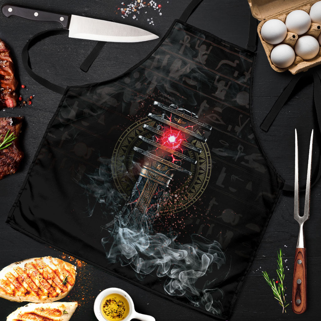 Egypt Djed Apron Glow Smoky Dark Style