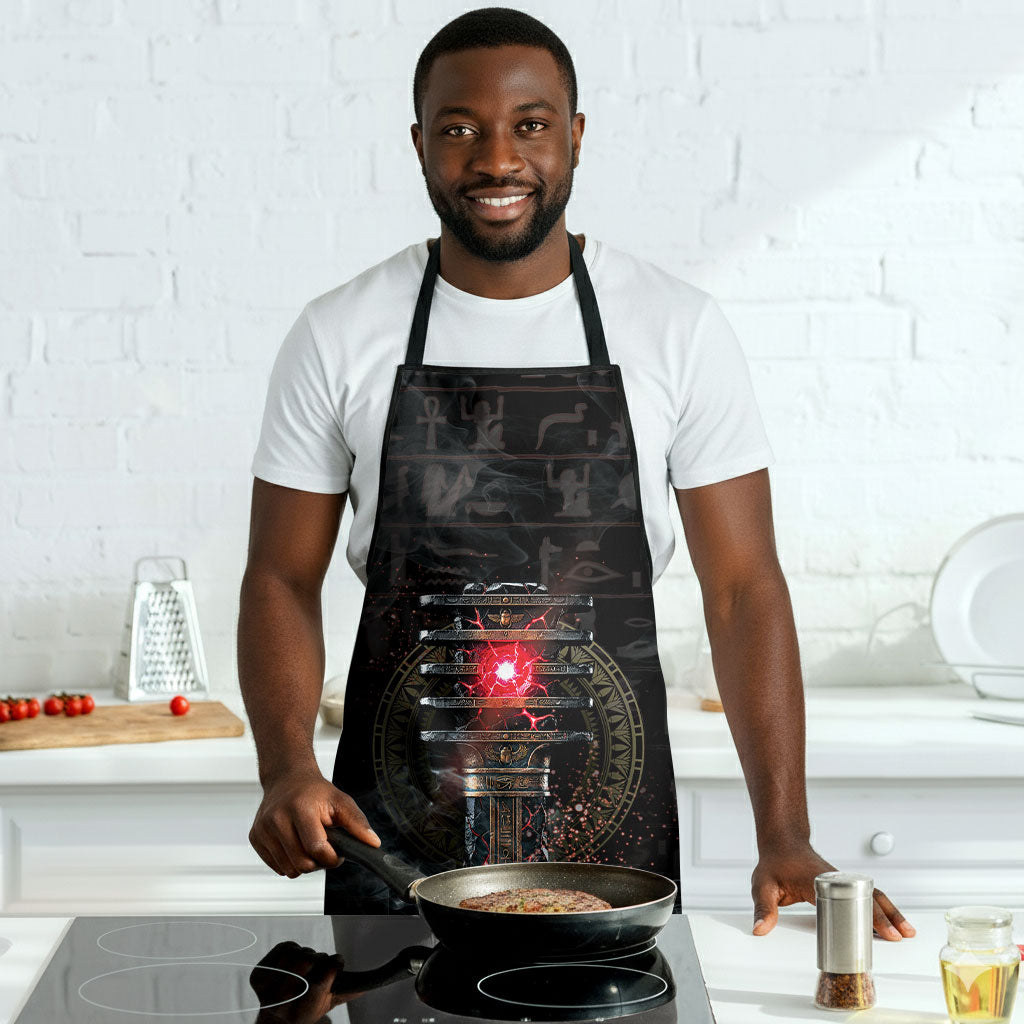 Egypt Djed Apron Glow Smoky Dark Style