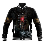 Egypt Djed Baseball Jacket Glow Smoky Dark Style
