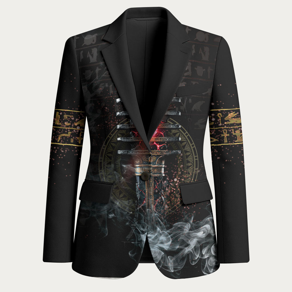 Egypt Djed Blazer Glow Smoky Dark Style