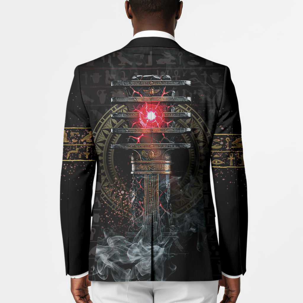 Egypt Djed Blazer Glow Smoky Dark Style
