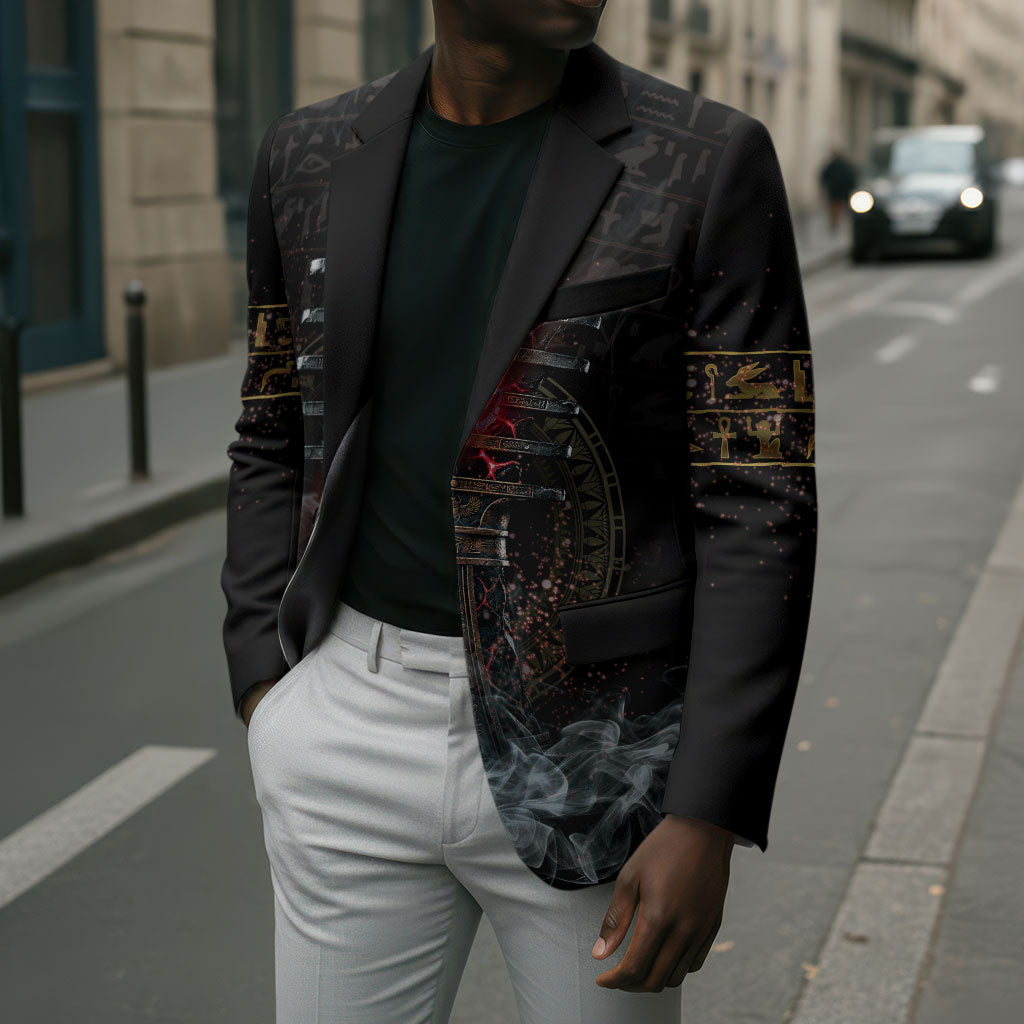 Egypt Djed Blazer Glow Smoky Dark Style