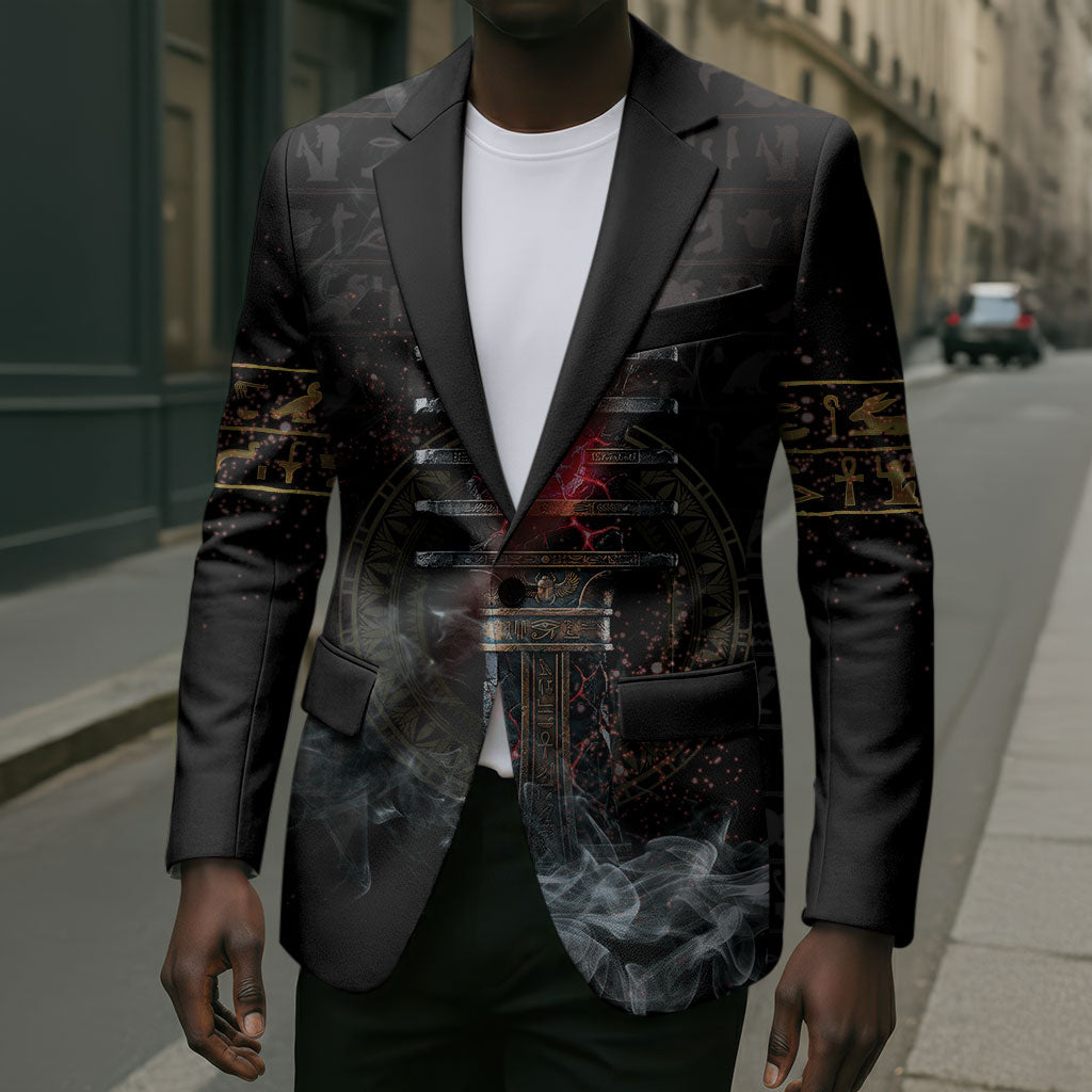 Egypt Djed Blazer Glow Smoky Dark Style