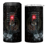 Egypt Djed 4 in 1 Can Cooler Tumbler Glow Smoky Dark Style