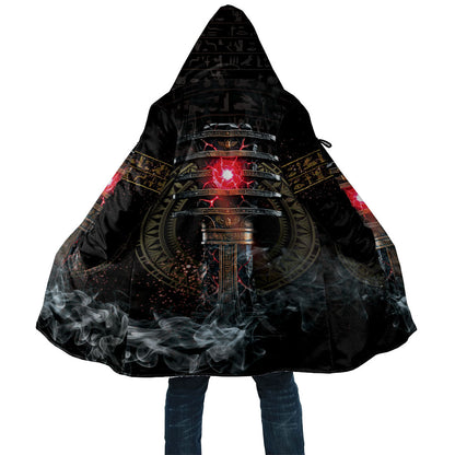 Egypt Djed Cloak Glow Smoky Dark Style