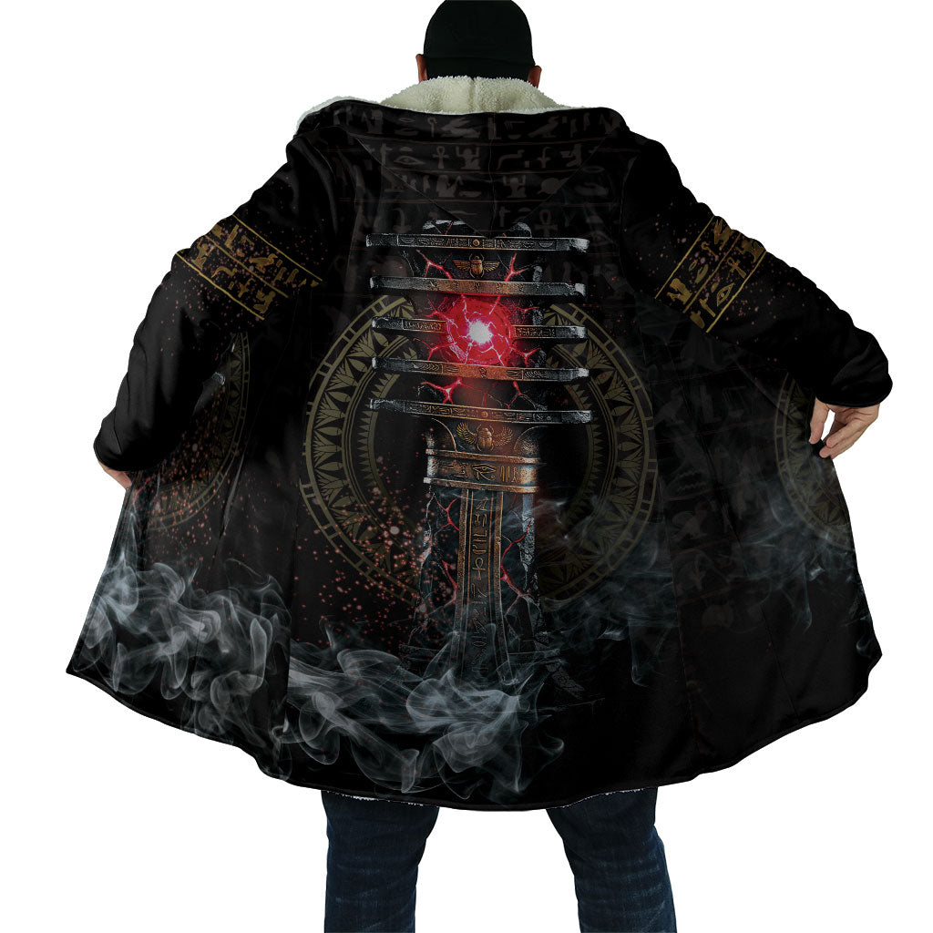 Egypt Djed Cloak Glow Smoky Dark Style