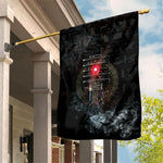Egypt Djed Garden Flag Glow Smoky Dark Style