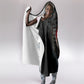 Egypt Djed Hooded Blanket Glow Smoky Dark Style