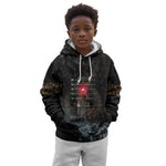 Egypt Djed Kid Hoodie Glow Smoky Dark Style