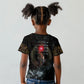Egypt Djed Kid T shirt Glow Smoky Dark Style