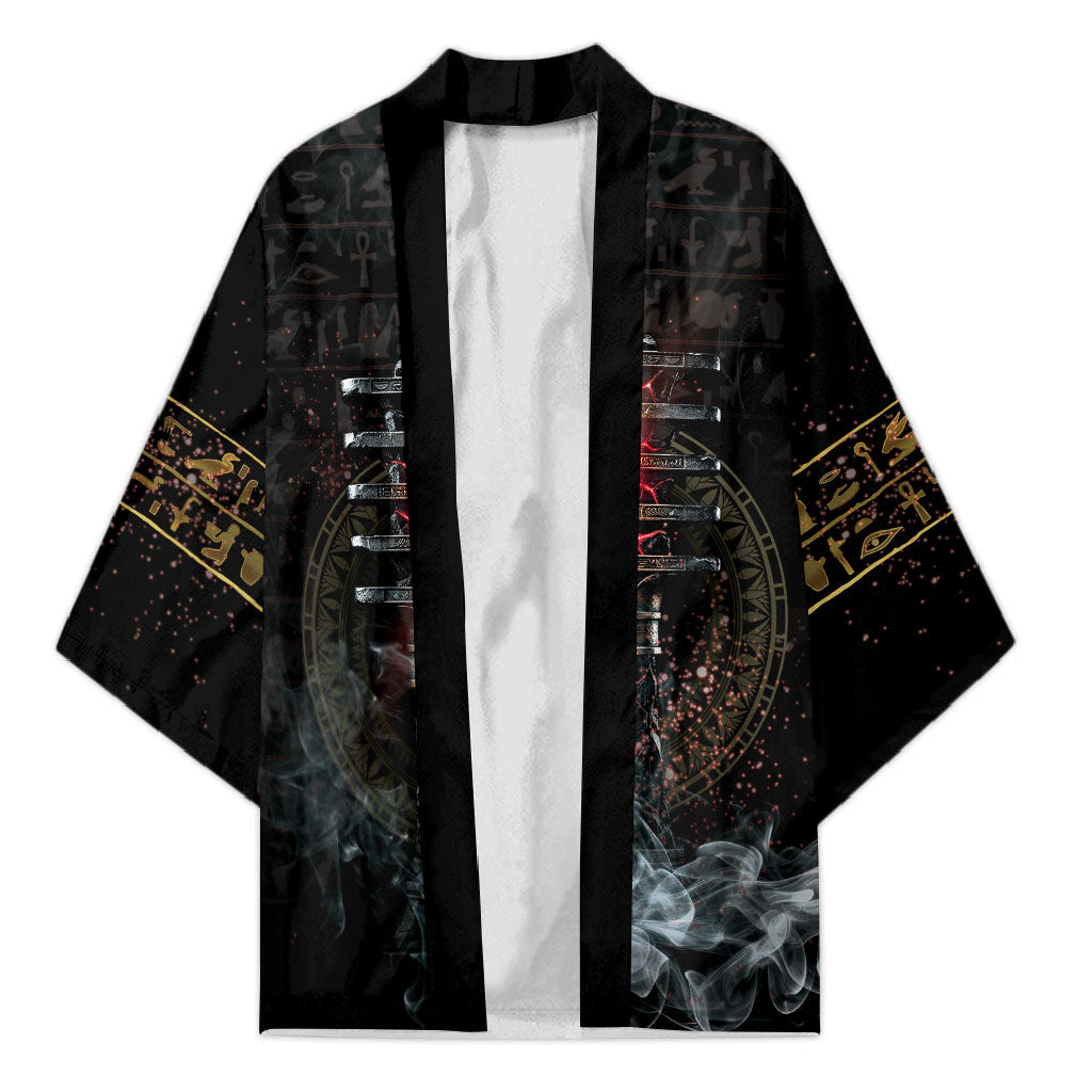 Egypt Djed Kimono Glow Smoky Dark Style