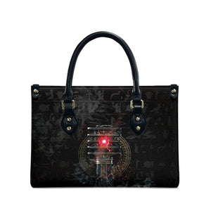Egypt Djed Leather Bag Glow Smoky Dark Style