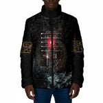 Egypt Djed Padded Jacket Glow Smoky Dark Style