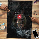 Egypt Djed Puzzle Glow Smoky Dark Style