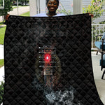 Egypt Djed Quilt Glow Smoky Dark Style