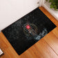 Egypt Djed Rubber Doormat Glow Smoky Dark Style