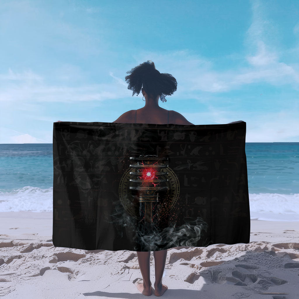 Egypt Djed Sarong Glow Smoky Dark Style