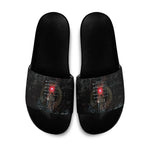 Egypt Djed Slide Sandals Glow Smoky Dark Style