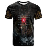 Egypt Djed T shirt Glow Smoky Dark Style