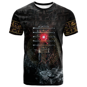 Egypt Djed T shirt Glow Smoky Dark Style