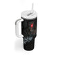 Egypt Djed Tumbler With Handle Glow Smoky Dark Style