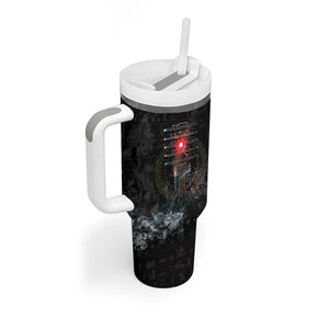 Egypt Djed Tumbler With Handle Glow Smoky Dark Style