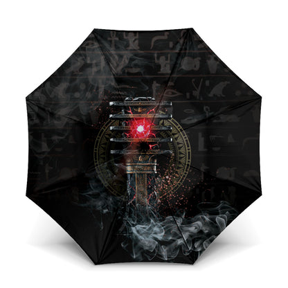 Egypt Djed Umbrella Glow Smoky Dark Style