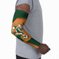 Custom Ivory Coast Football Arm Sleeves Elephant Geometric African Art Style