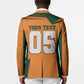 Custom Ivory Coast Football Blazer Elephant Geometric African Art Style