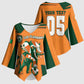 Custom Ivory Coast Football Kimono Sleeve Blouse Elephant Geometric African Art Style
