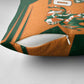 Custom Ivory Coast Football Pillow Cover Elephant Geometric African Art Style