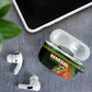 Senegal Football AirPods Case Fiery Lion Halftone Mix Gradient Map Style