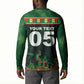 Custom Senegal Football Button Sweatshirt Fiery Lion Halftone Mix Gradient Map Style