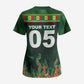 Custom Senegal Football Scrub Top Fiery Lion Halftone Mix Gradient Map Style