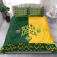 South Africa Football Bedding Set Diamond Protea Flower Symmetrical Style